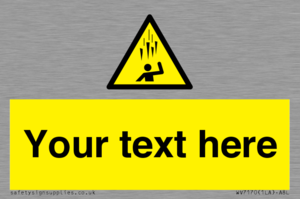 Custom Falling Ice sign